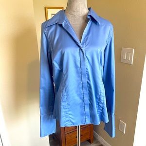 Beautiful vibrant blue blouse from Pink size 14